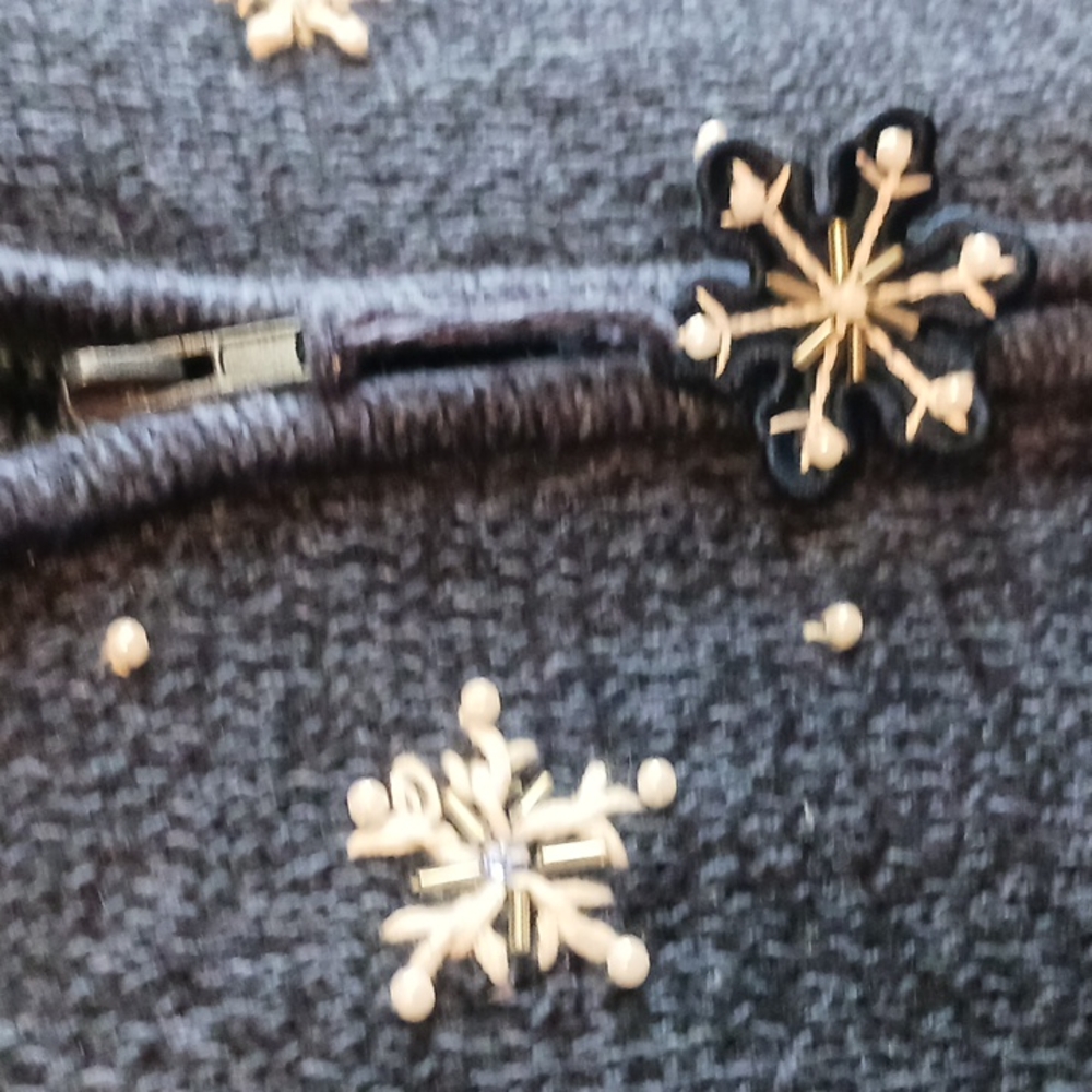Womans Vest Snowmen In Resource L - Picture 5 of 7